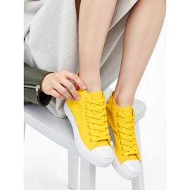 Women's Livio Yellow sneakers 1
