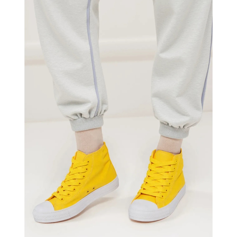 Women's Livio Yellow sneakers 2