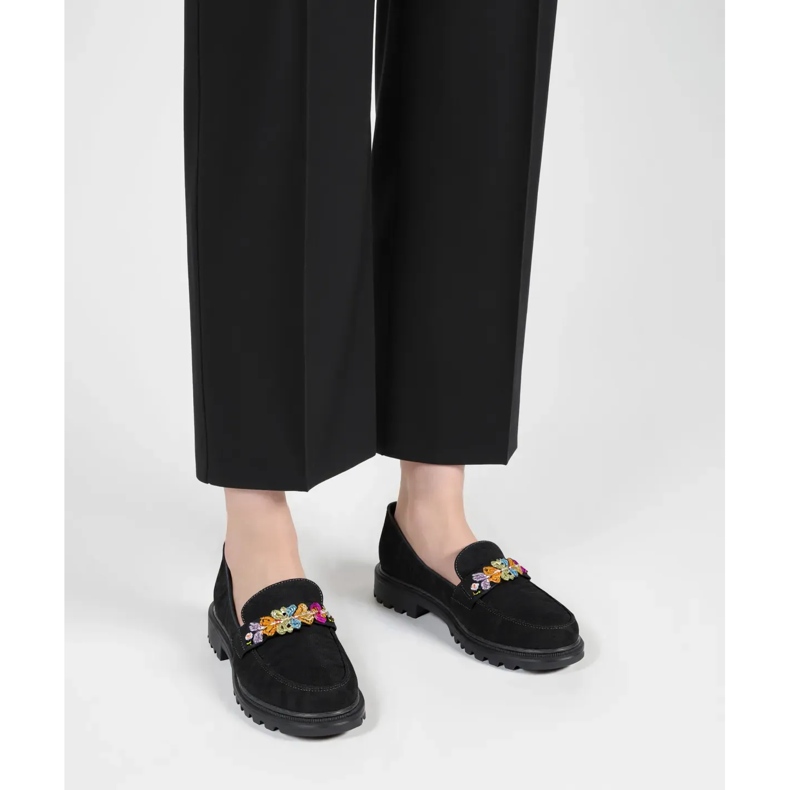 Women's Ornell Black loafers 1