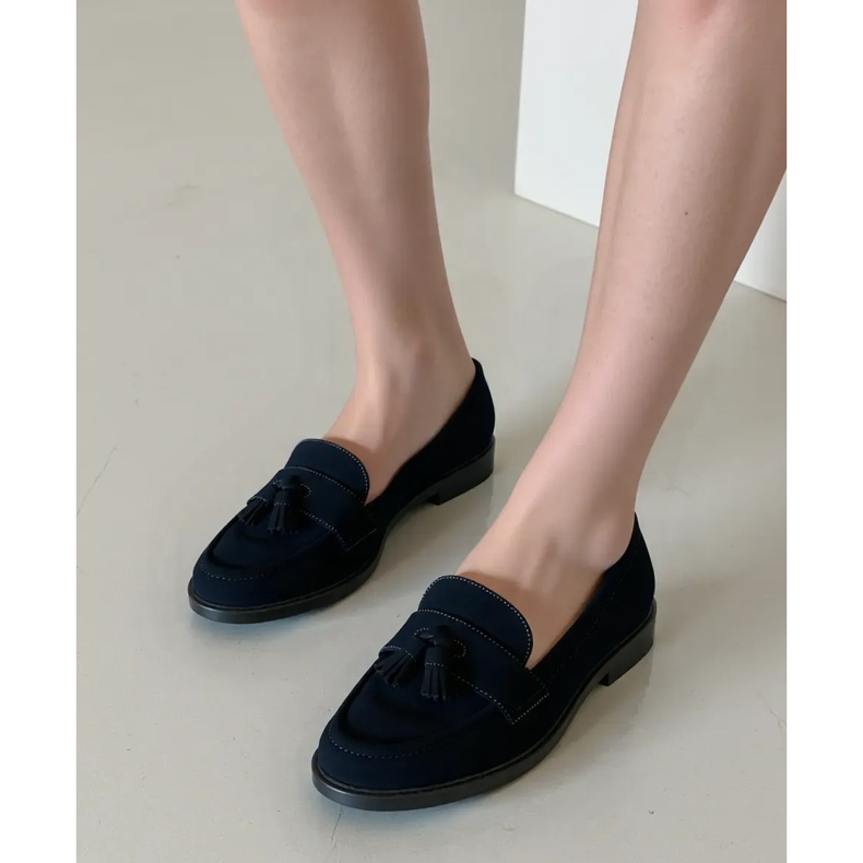 Women's black loafers 1