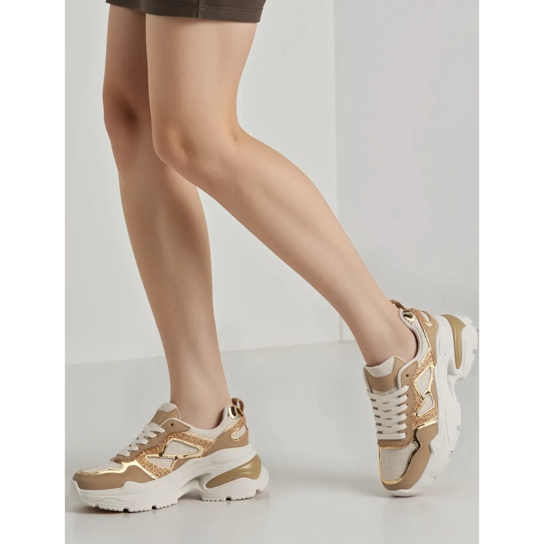 Sneakers Glam khaki green 1 Sneakers Glam khaki green 1