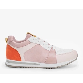 D/GMR Pink Elaine eco-leather sneakers 1