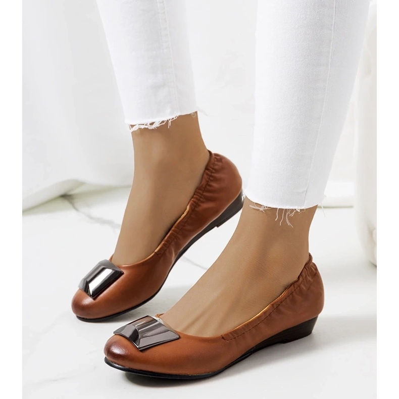 D/GMR Sofia brown ballerinas 1