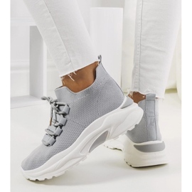 D/GMR Gray women's Barraza sneakers grey 2 D/GMR Gray women's Barraza sneakers grey 2