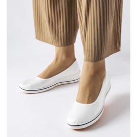 D/GMR Glittery ecru ballerinas from Morrison beige 1