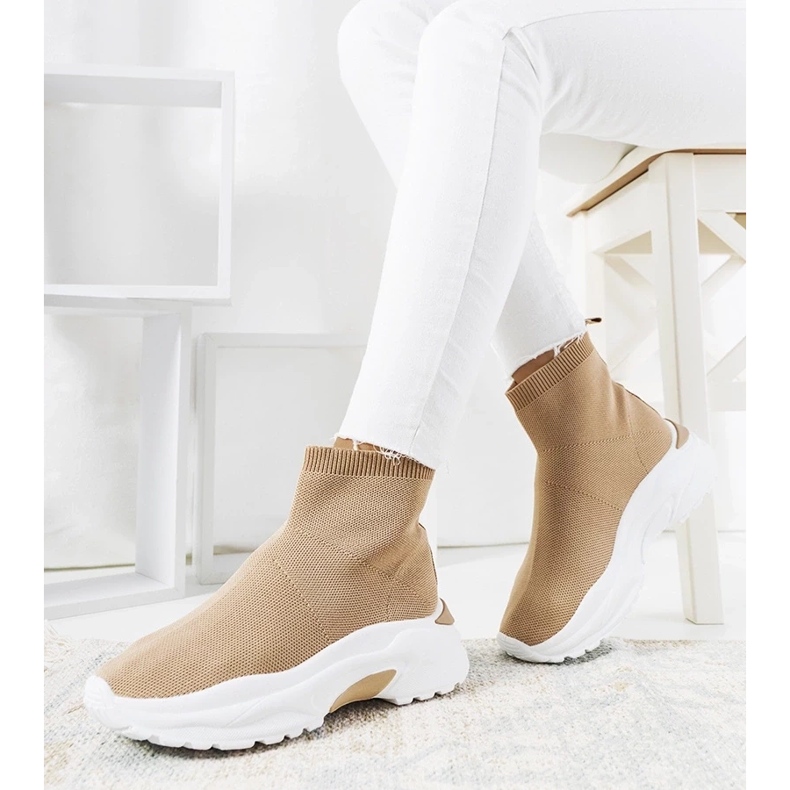 D/GMR Melissa brown high-top sneakers 2