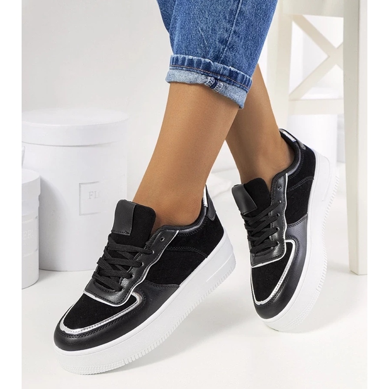 D/GMR Black women's Statela sneakers 2
