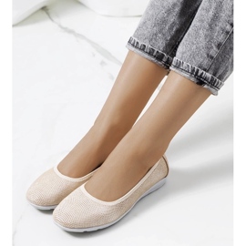 D/GMR Beige leather Elmas ballerinas 1