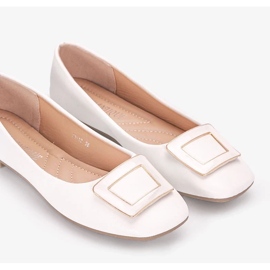 D/GMR Purvis white ballerinas 1