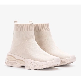 D/GMR Beige Woodson ankle sneakers 1