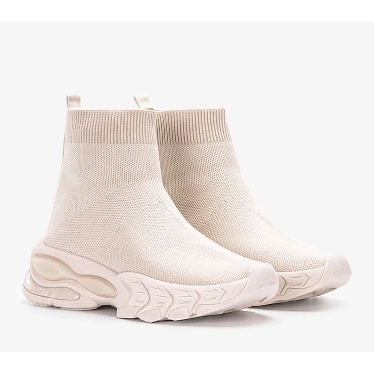 D/GMR Beige Woodson ankle sneakers 1