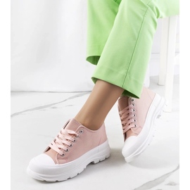 D/GMR Pink sneakers on a thick Melik sole 1