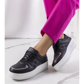 D/GMR Black women's sneakers from Luzia 1