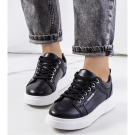 D/GMR Black sneakers on a thick Louisiana sole 1