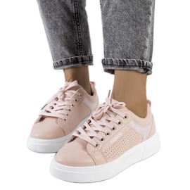 D/GMR Pink sneakers on a chunky Louisiana sole 1