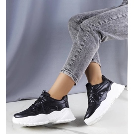 D/GMR Black sneakers on a massive Lorene sole 1