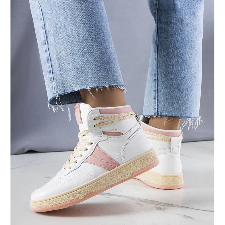D/GMR Pink high-top sneakers from Robin 1