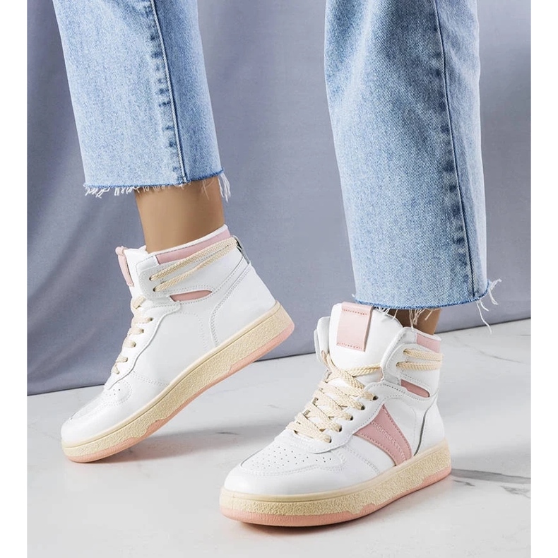 D/GMR Pink high-top sneakers from Robin 2