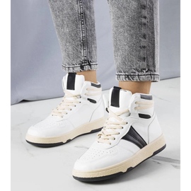 D/GMR Black and white high-top sneakers from Robin 1