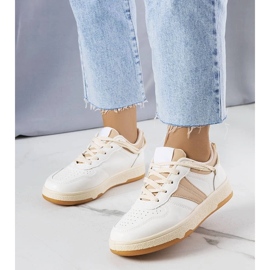 D/GMR Beige women's sneakers from Marcella 1