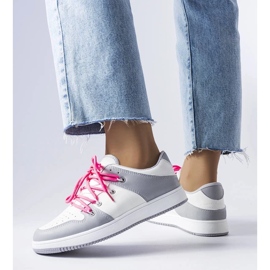 D/GMR Shari white retro sneakers 2