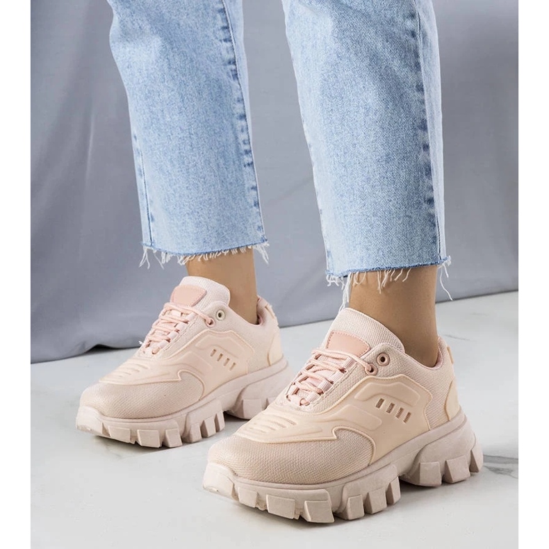 D/GMR Pink sneakers on a massive sole from Inez 2