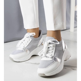 D/GMR Gray wedge sneakers from Ann grey 2