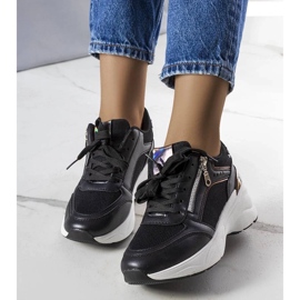 D/GMR Black wedge sneakers from Stacey 2