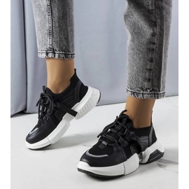 D/GMR Peggy black sock sneakers 1
