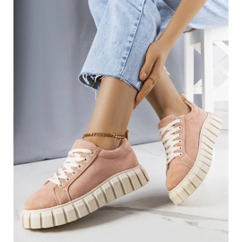 D/GMR Pink platform sneakers from Pamela 1