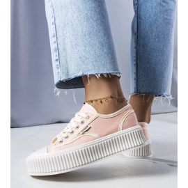 D/GMR Connie's pink platform sneakers 2