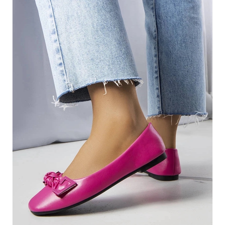 D/GMR Pink ballerinas with bow from Tabitha 2