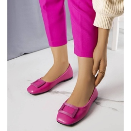 D/GMR Pink ballerinas with a Sheller buckle 1