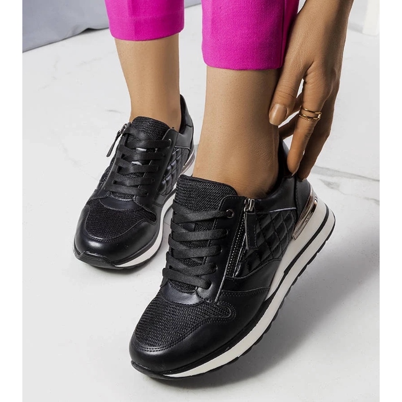 D/GMR Black sneakers from Goulet 1