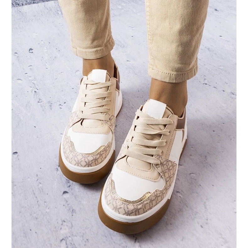 D/GMR Brown sneakers decorated with the Grandbois monogram 2