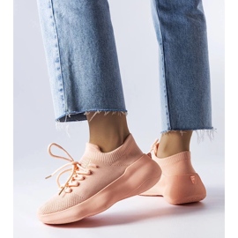 D/GMR Pink textile trainers from Lavallée 2