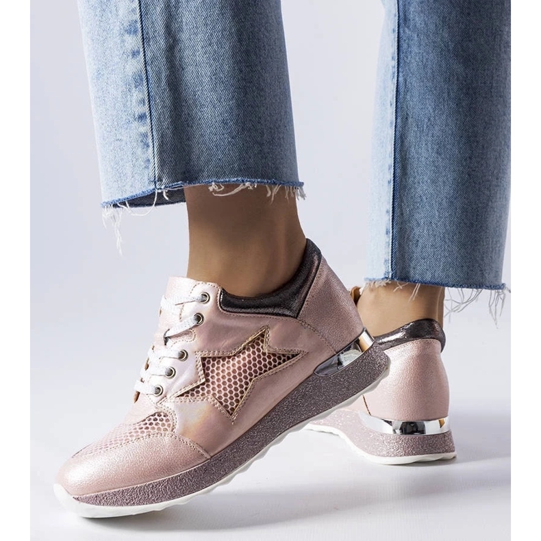 D/GMR L'Angelier pink shiny sneakers 2 D/GMR L'Angelier pink shiny sneakers 2