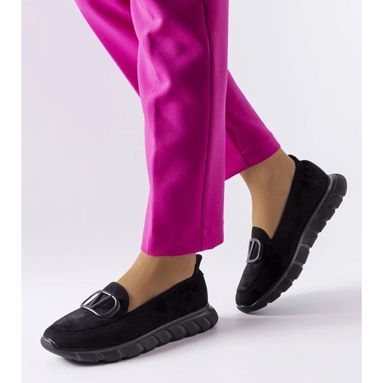 D/GMR Black slip-on sneakers from Vincez 1