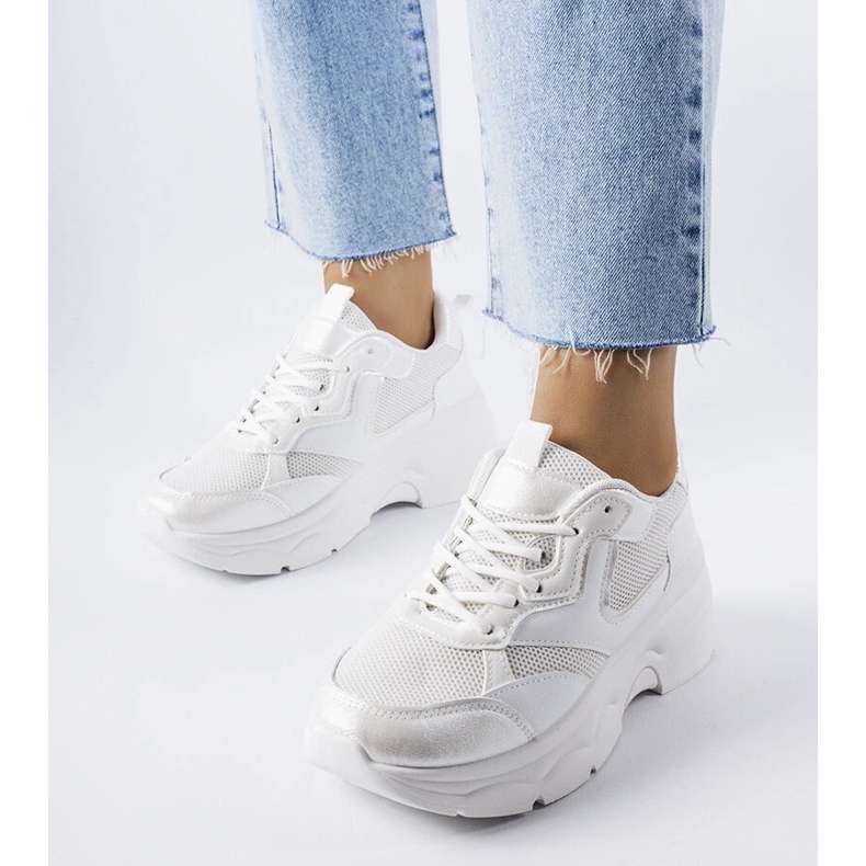 D/GMR White women's sneakers by Séguin 1