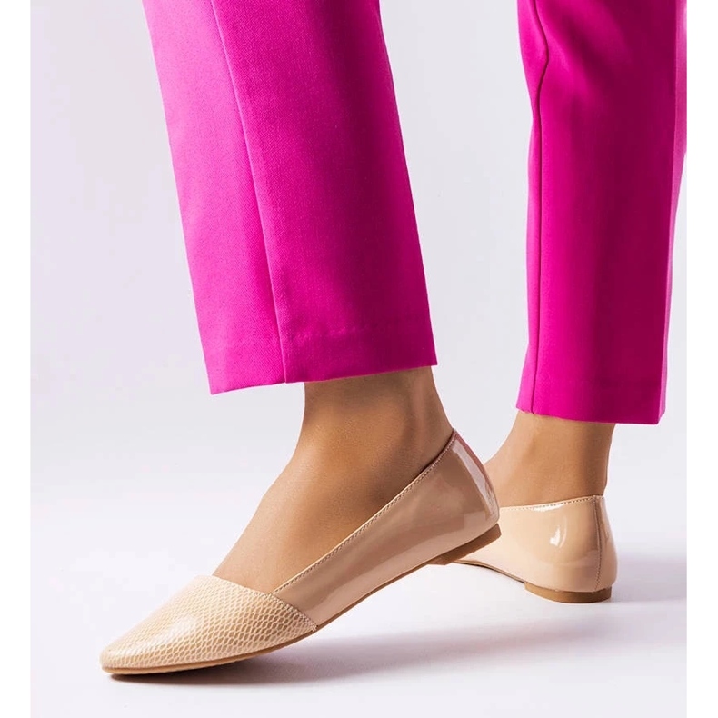 D/GMR Beige elegant ballerinas from Riel 2