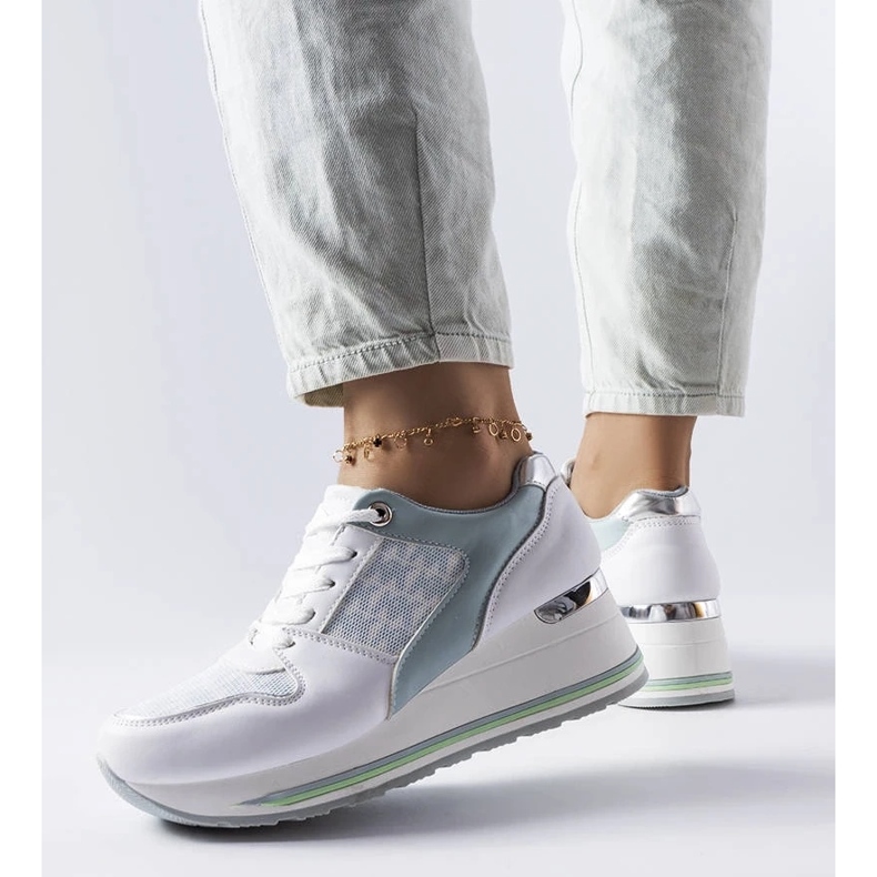 D/GMR Green wedge sneakers from Pouliotte 1