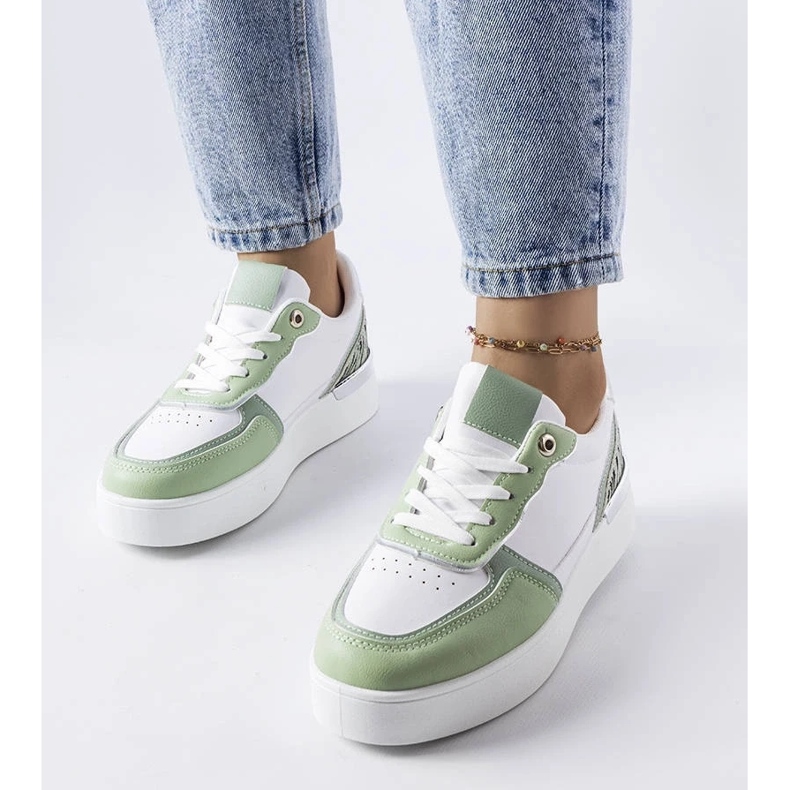 D/GMR Green sneakers on the Tooele platform 1