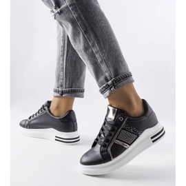 D/GMR Black sneakers decorated with Xarles rhinestones 2