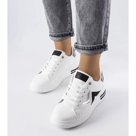 D/GMR Black and white platform sneakers from Monty 1