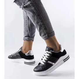 D/GMR Black sneakers with inserts from Deans 1