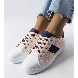 D/GMR White sneakers with colorful inserts from Kessla 2