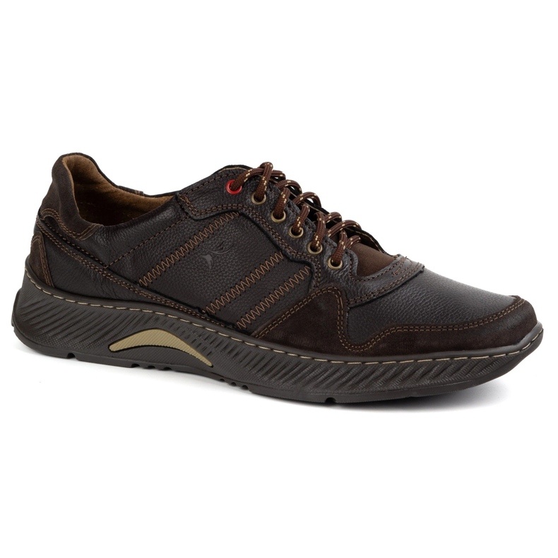 Olivier Men's leather lace -up shoes Sport style 315gt brown floter 1 Olivier Men's leather lace -up shoes Sport style 315gt brown floter 1