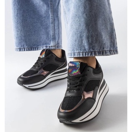 D/GMR Black sneakers on the thick sole Ethel 1