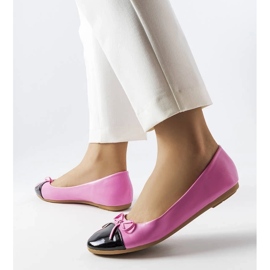 D/GMR Pink patent toe ballerinas from Despins 2