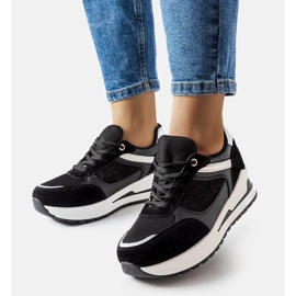 D/GMR Black sneakers with a Genovesee insert 2